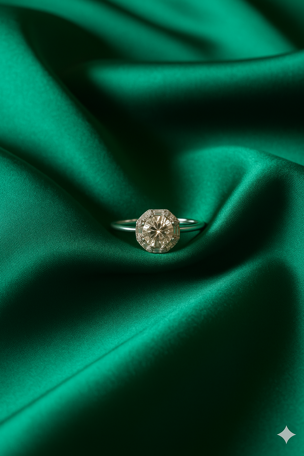 Eternal Halo Solitaire Ring