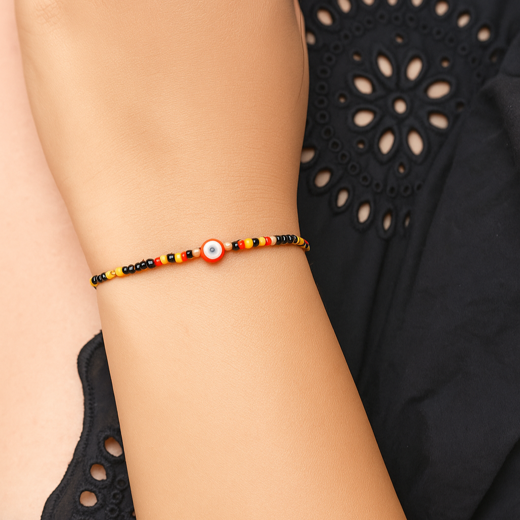Nazariye Eye Beaded Anklet