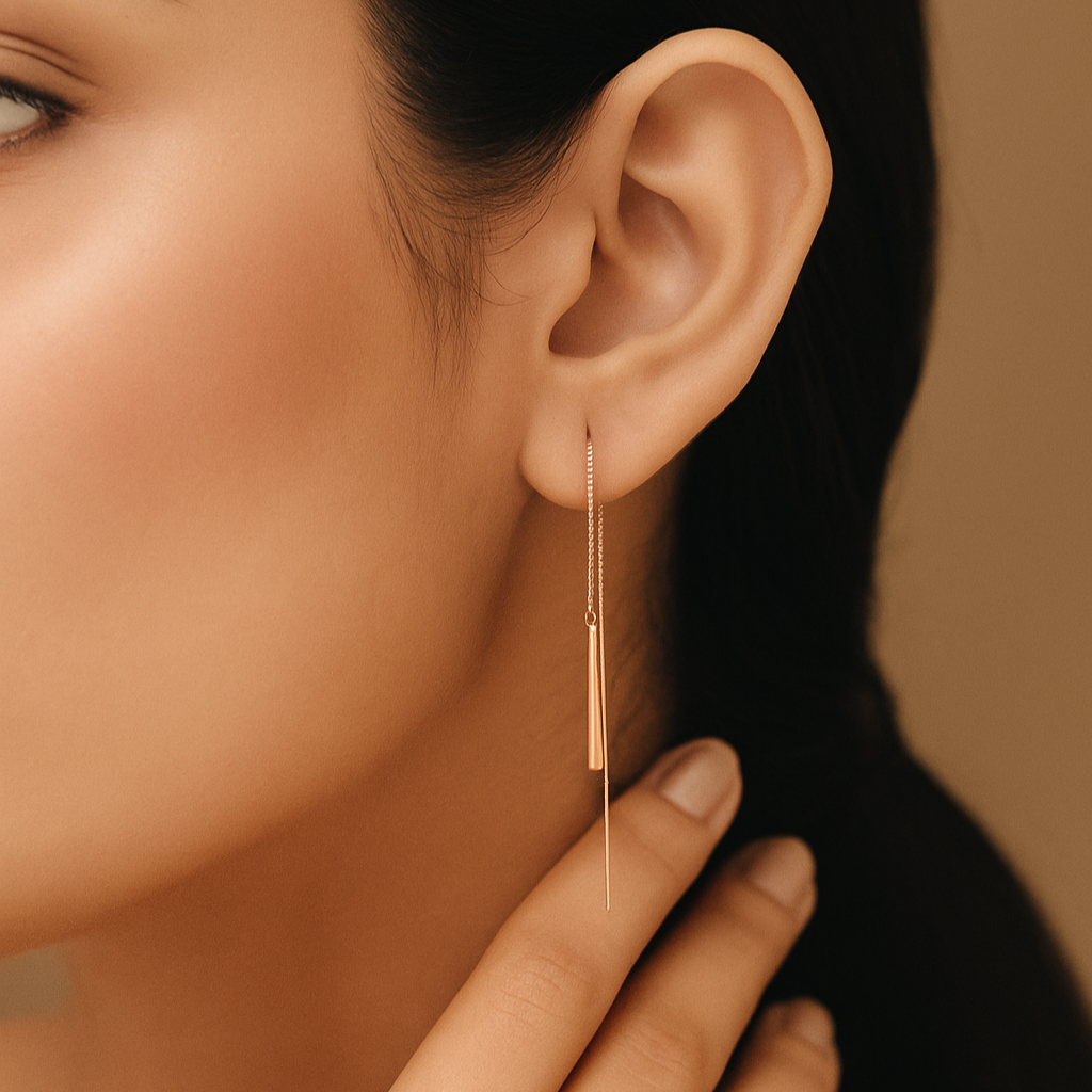 Silver Pretty You Sui Dhaga Earring