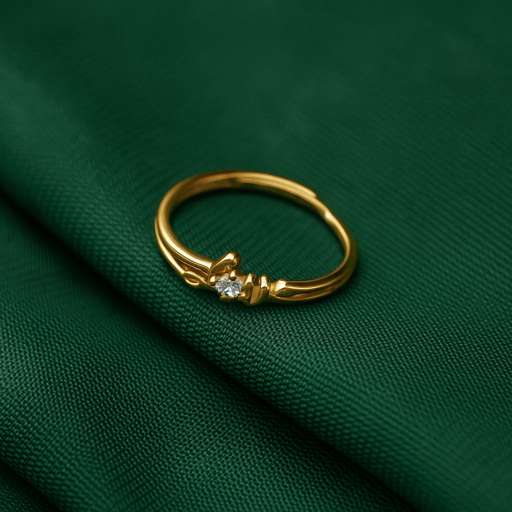 Golden Promise Knot Ring