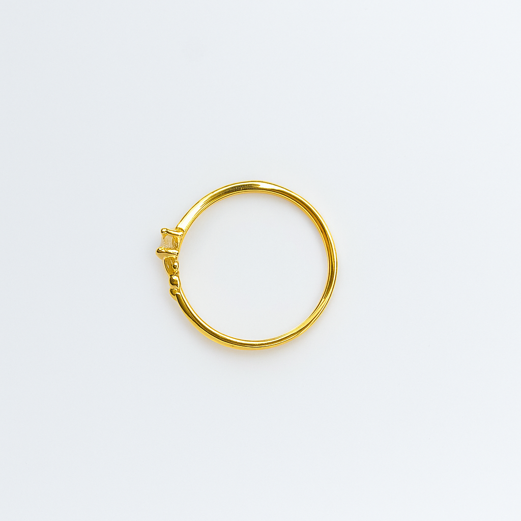 Golden Promise Knot Ring
