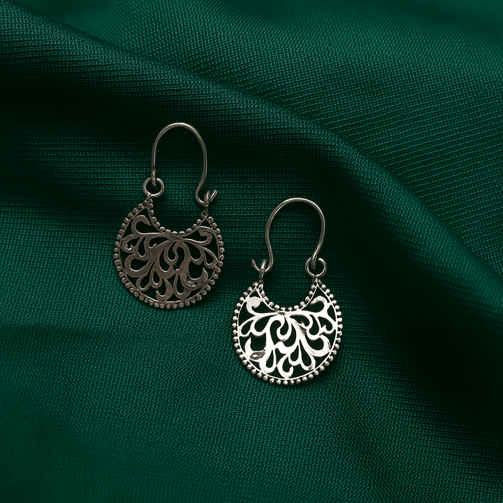Mehfil Dangle Hoops Earring