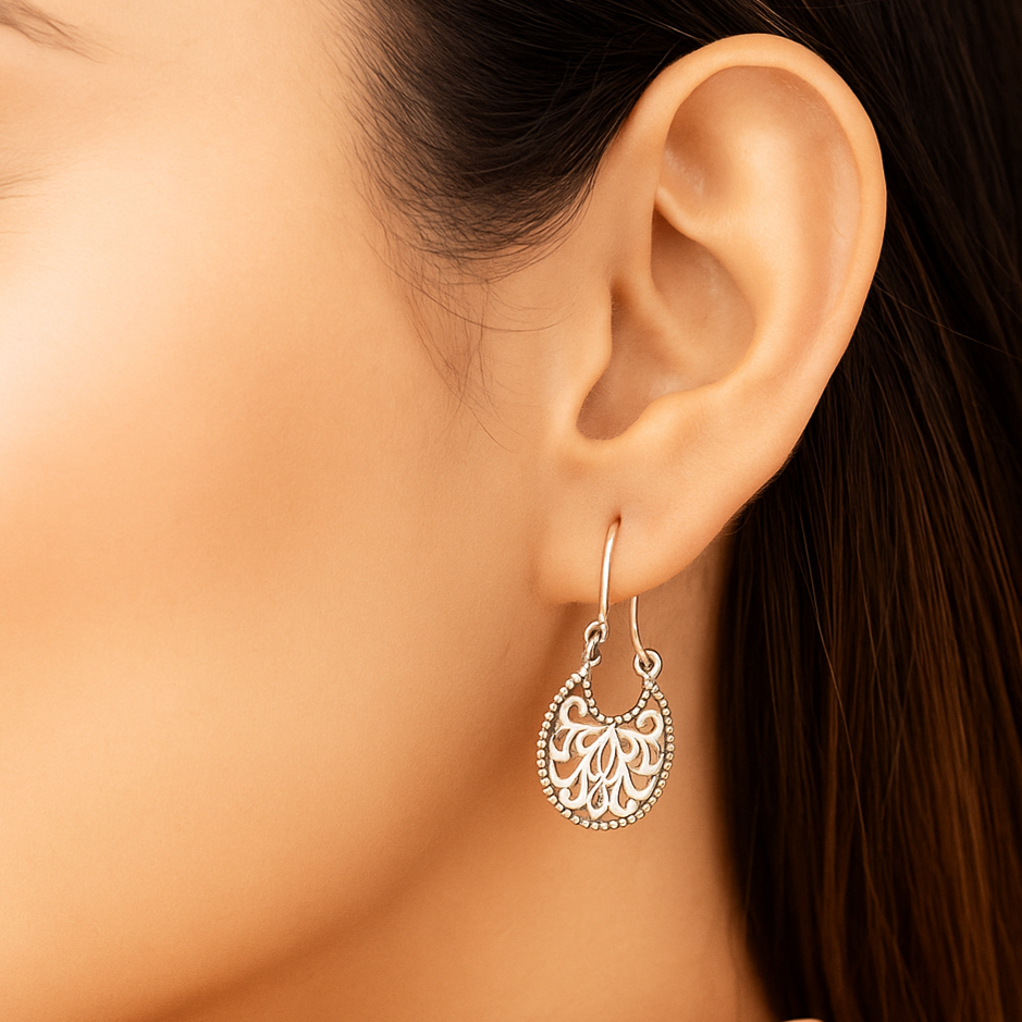 Mehfil Dangle Hoops Earring