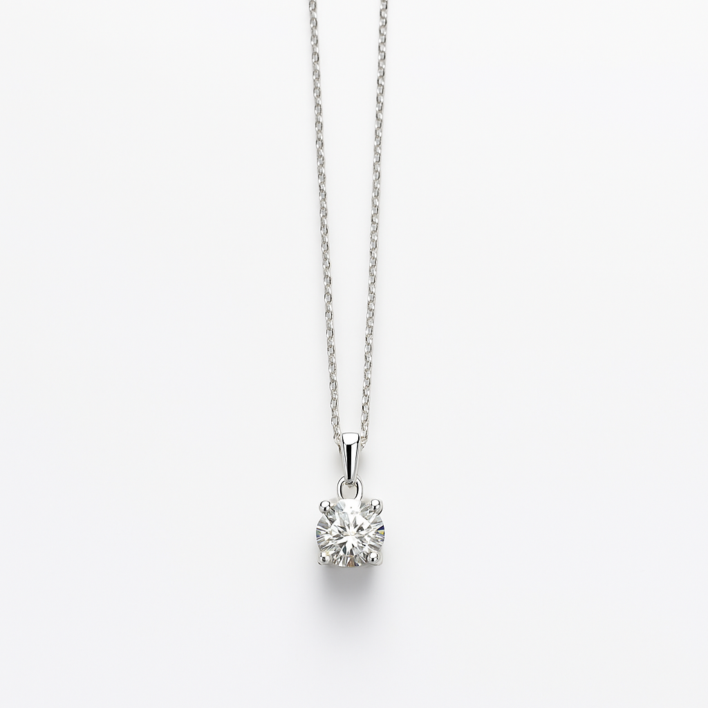 Celeste Solitaire Necklace
