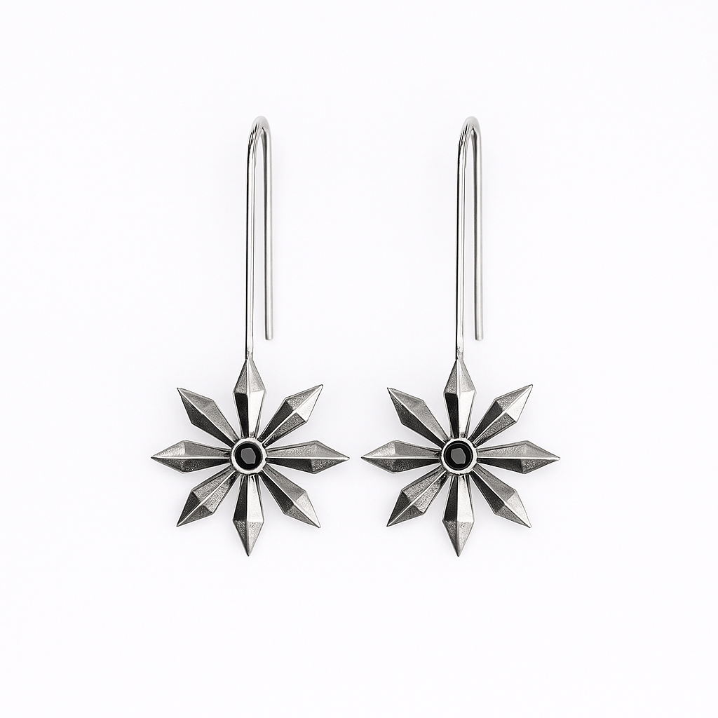 Starburst Drop Earring