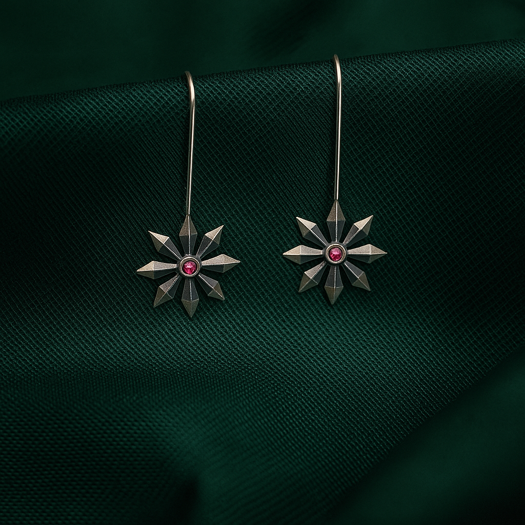 Starburst Drop Earring