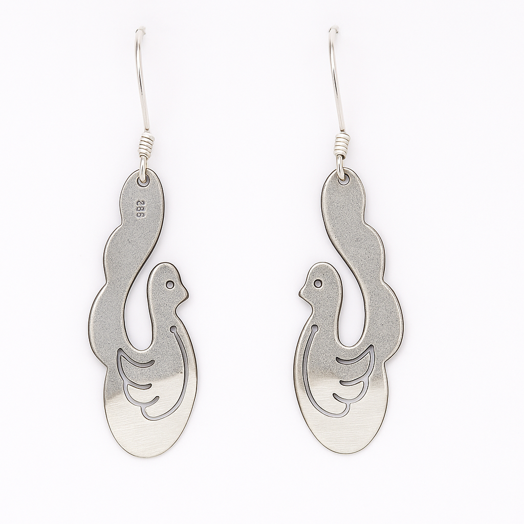 Noor Peace Dove Earring