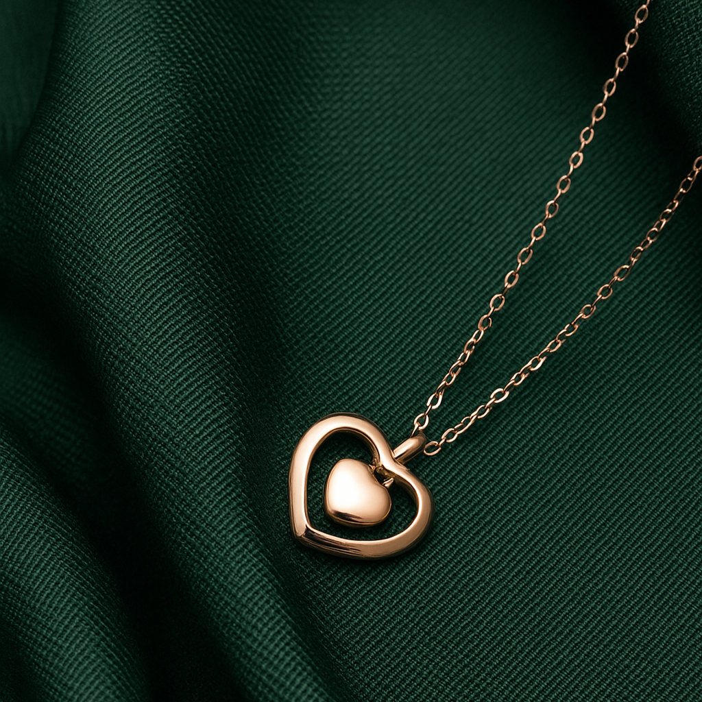 Nested Heart Necklace